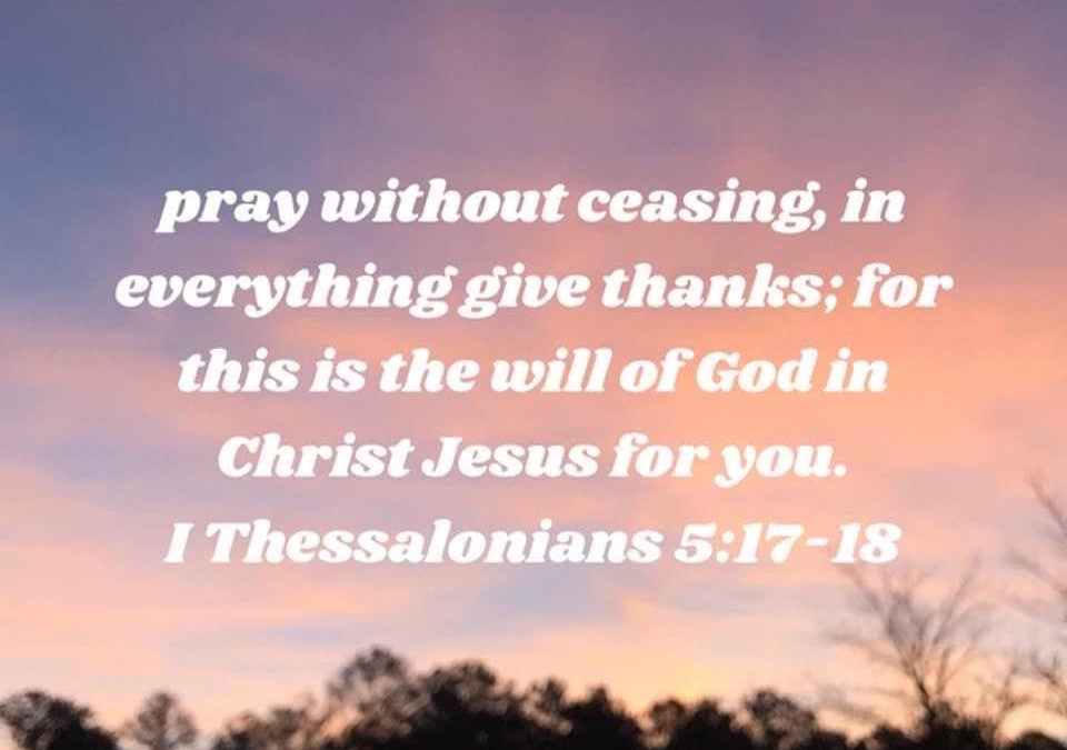 Give Thanks in All Things