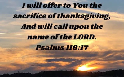 The Sacrifice of Thanksgiving