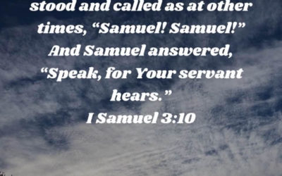 Speak Lord