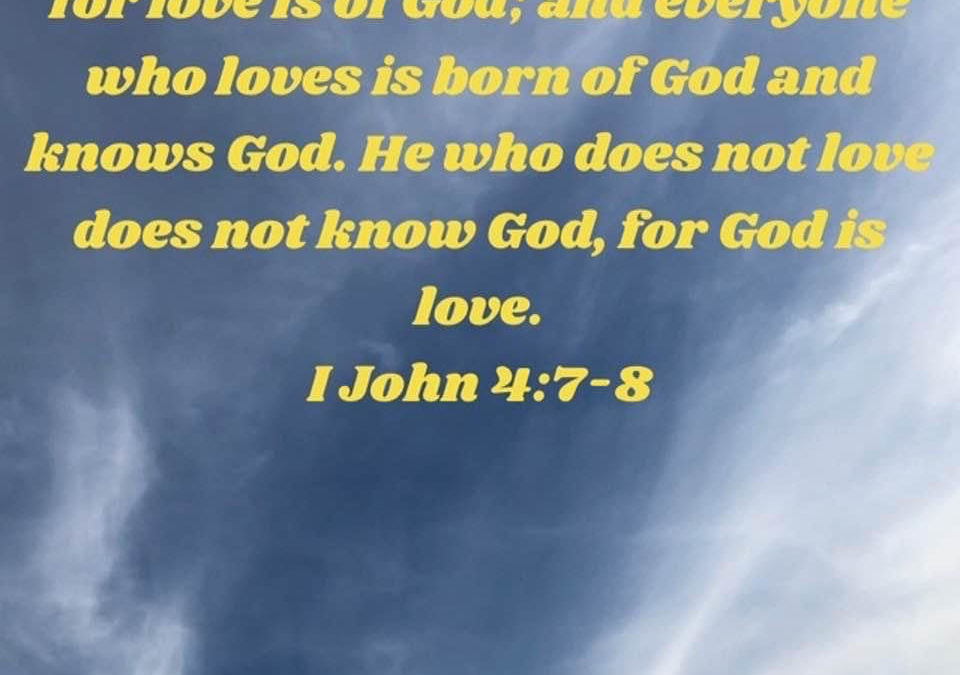 God Is Love Be Like Him