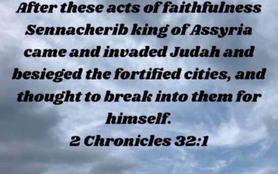 After These Acts of Faithfulness…